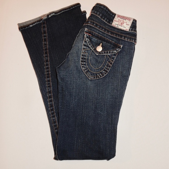 True Religion Denim - True Religion Jeans Sz 28 Joey Cut Dark Wash